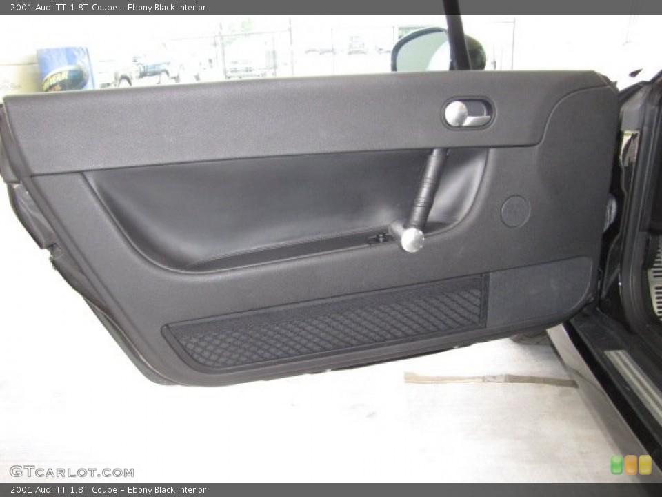 Ebony Black Interior Door Panel for the 2001 Audi TT 1.8T Coupe #82139406