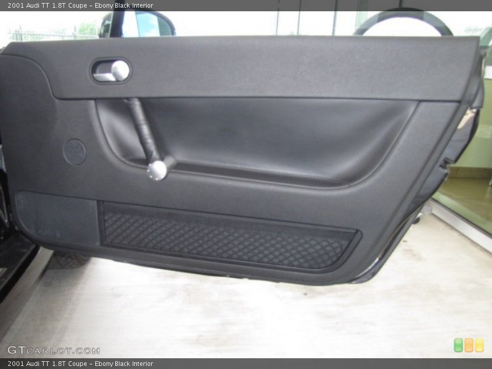 Ebony Black Interior Door Panel for the 2001 Audi TT 1.8T Coupe #82139429
