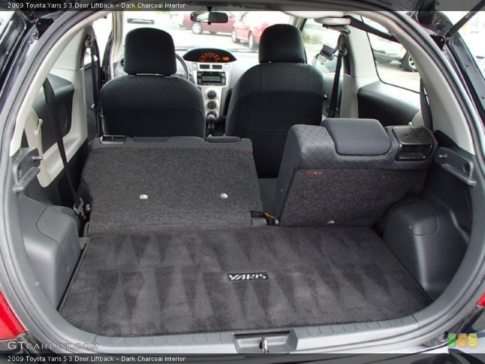 Dark Charcoal Interior Trunk for the 2009 Toyota Yaris S 3 Door Liftback #82139713