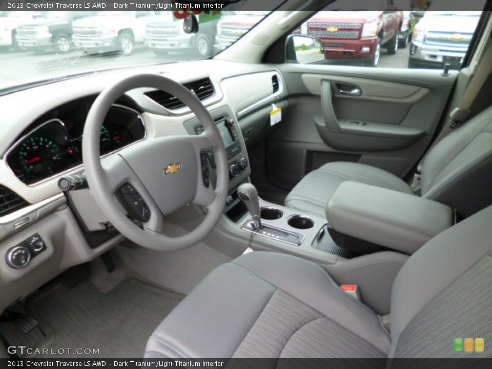 Dark Titanium/Light Titanium Interior Prime Interior for the 2013 Chevrolet Traverse LS AWD #82140053