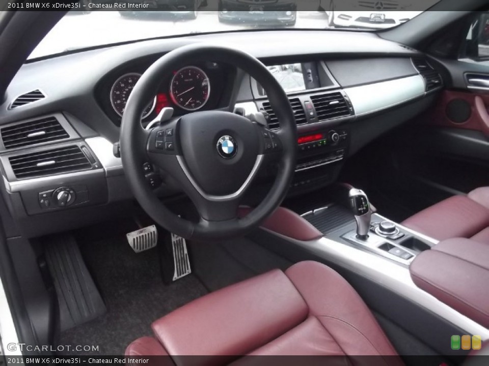 Chateau Red 2011 BMW X6 Interiors