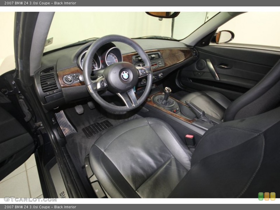 Black 2007 BMW Z4 Interiors