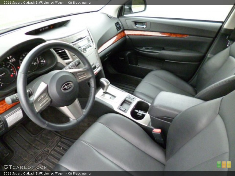 Off Black 2011 Subaru Outback Interiors