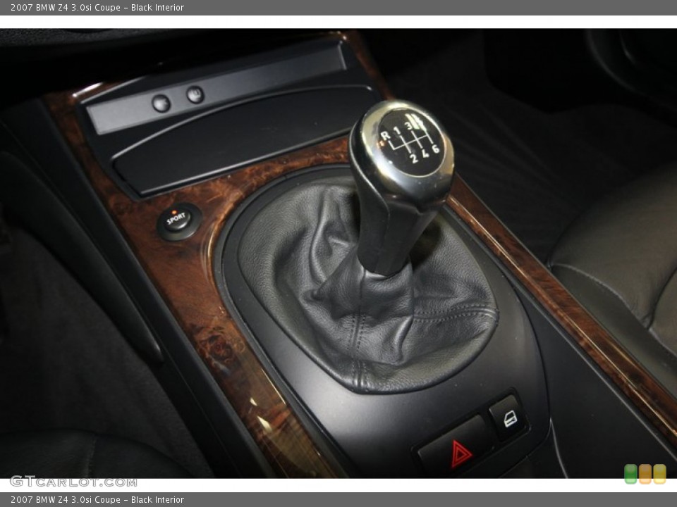 Black Interior Transmission for the 2007 BMW Z4 3.0si Coupe #82141849
