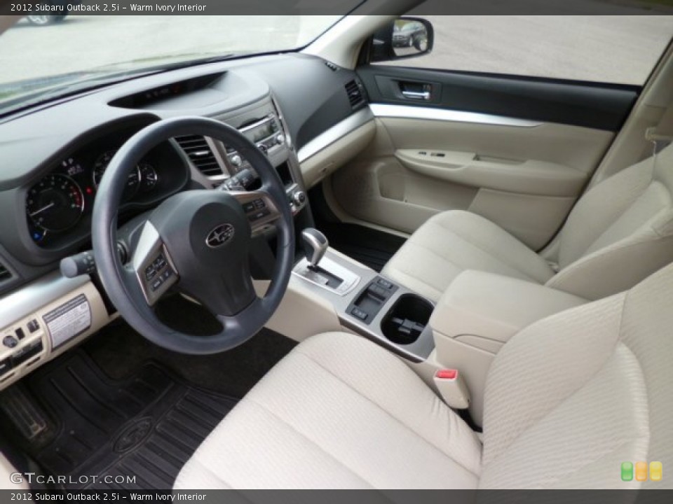 Warm Ivory Interior Prime Interior for the 2012 Subaru Outback 2.5i #82142188