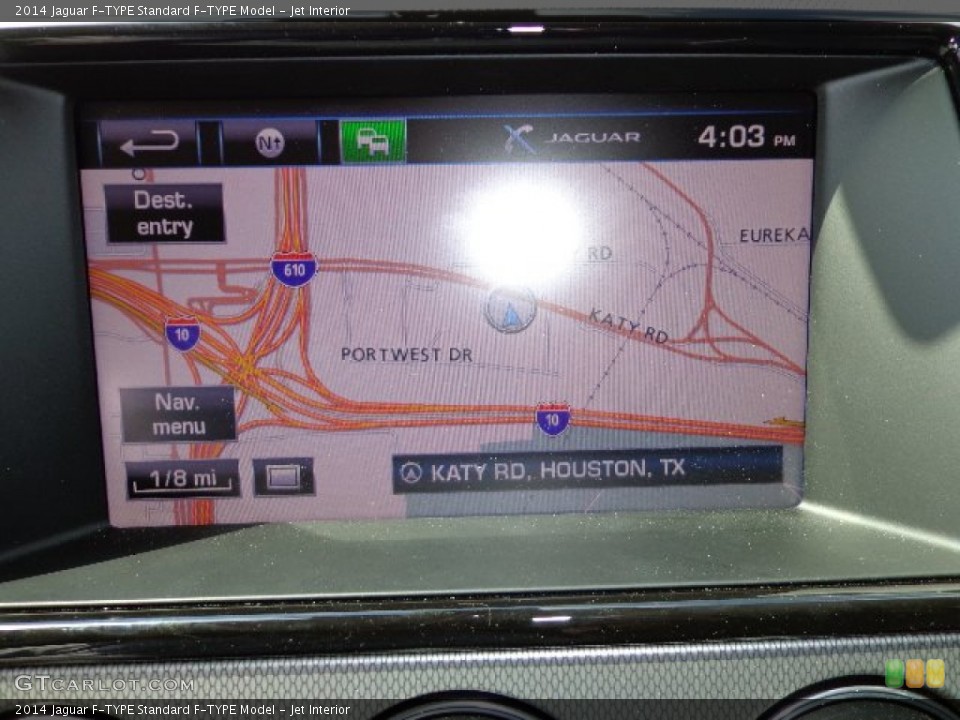 Jet Interior Navigation for the 2014 Jaguar F-TYPE  #82142602