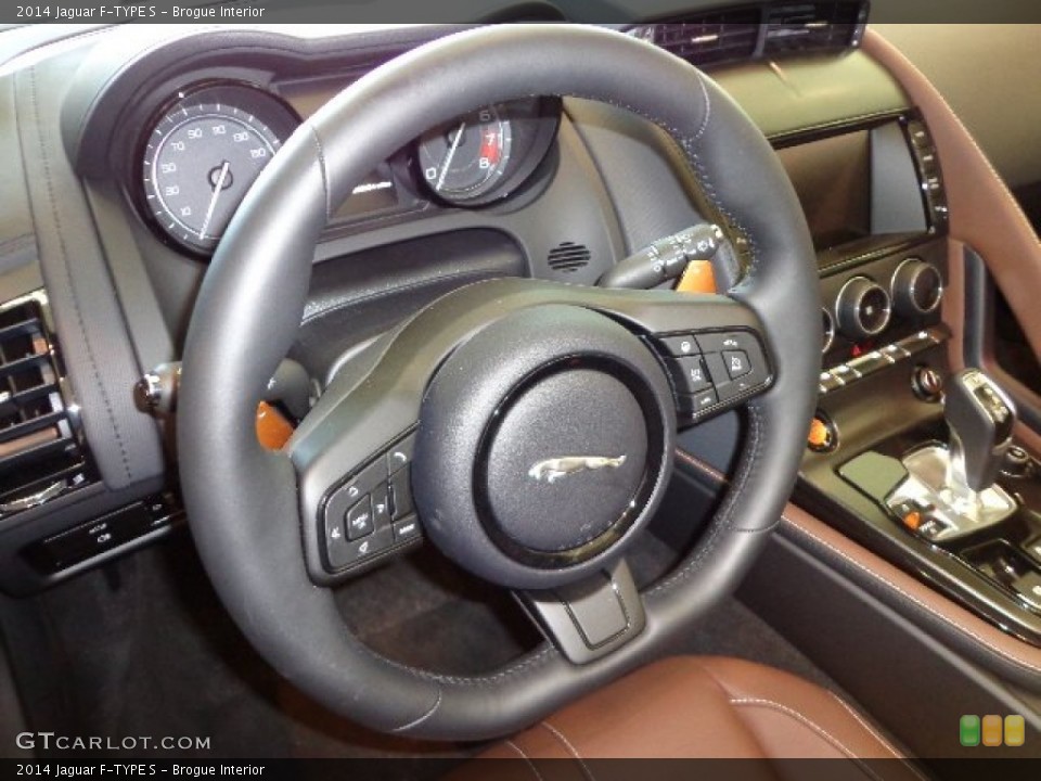 Brogue Interior Steering Wheel for the 2014 Jaguar F-TYPE S #82142994