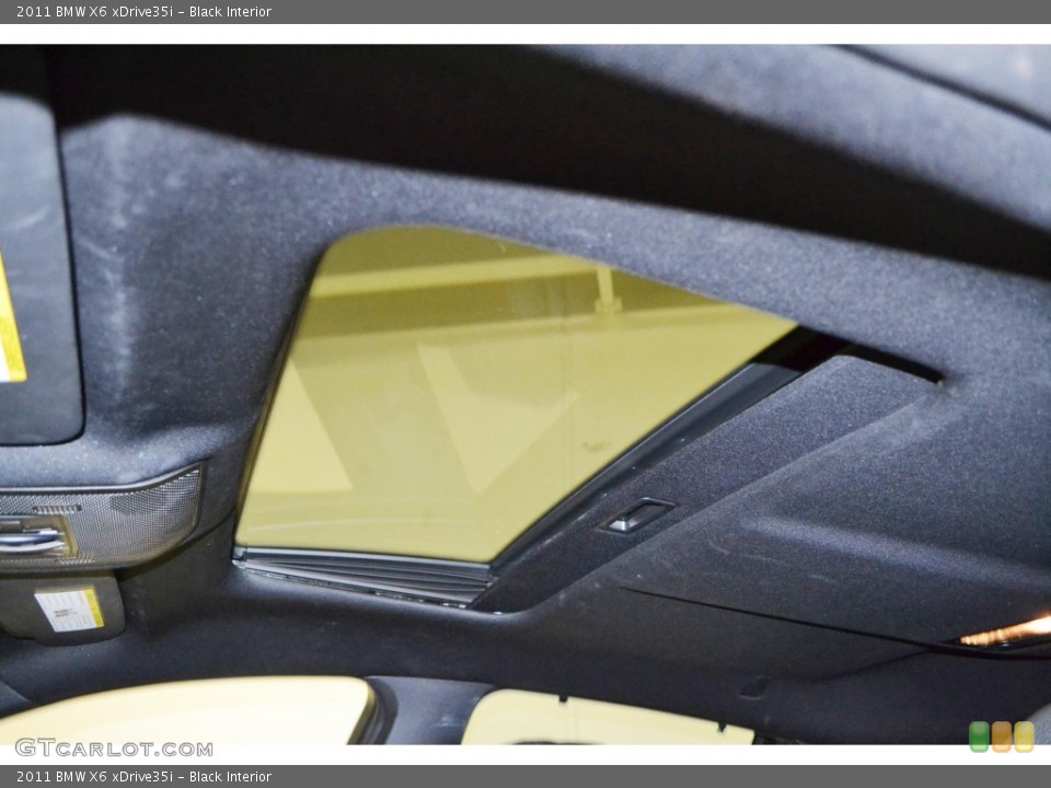 Black Interior Sunroof for the 2011 BMW X6 xDrive35i #82144320