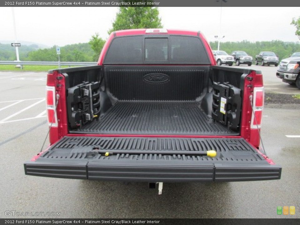 Platinum Steel Gray/Black Leather Interior Trunk for the 2012 Ford F150 Platinum SuperCrew 4x4 #82144501