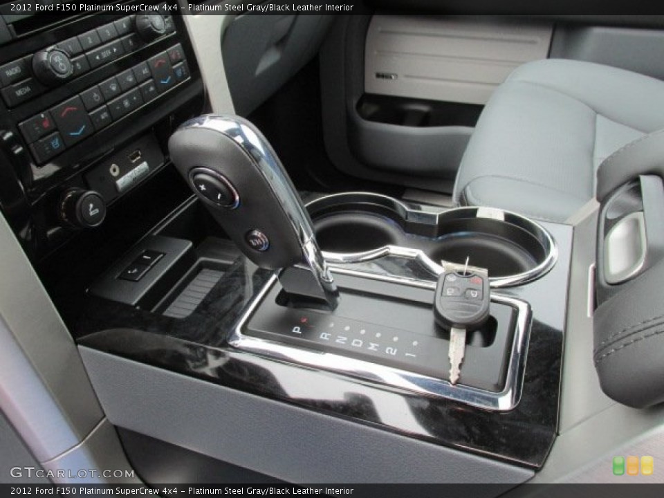 Platinum Steel Gray/Black Leather Interior Transmission for the 2012 Ford F150 Platinum SuperCrew 4x4 #82144618