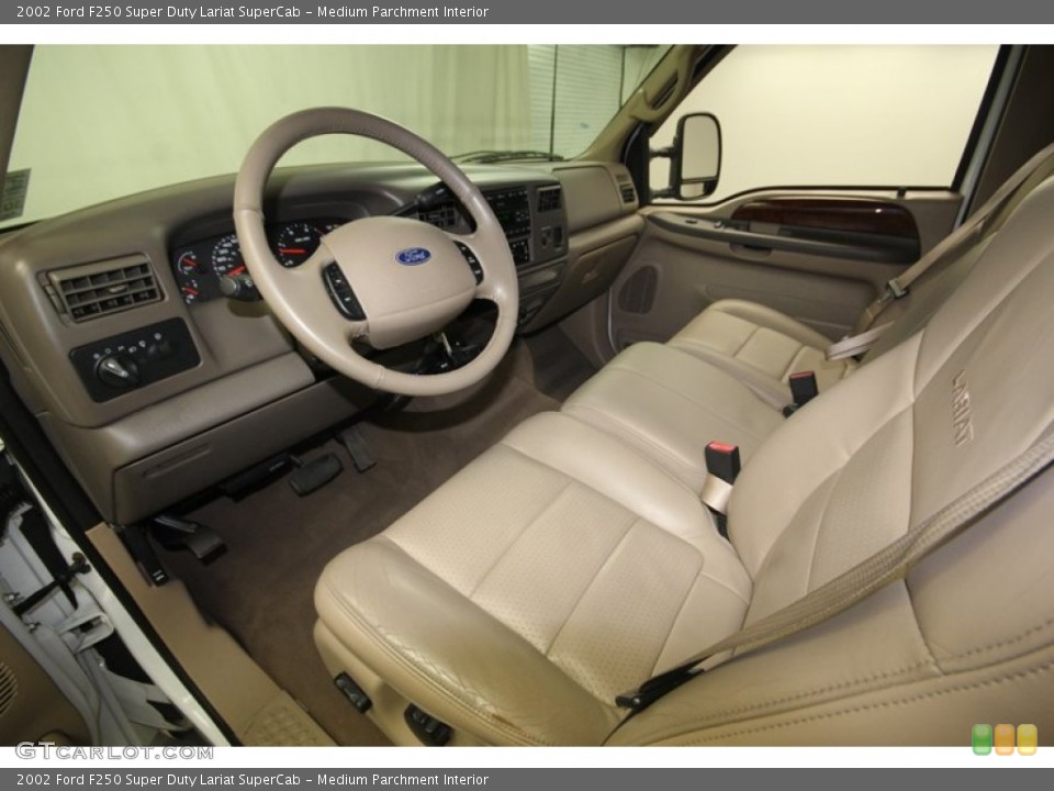 Medium Parchment Interior Prime Interior for the 2002 Ford F250 Super Duty Lariat SuperCab #82144990