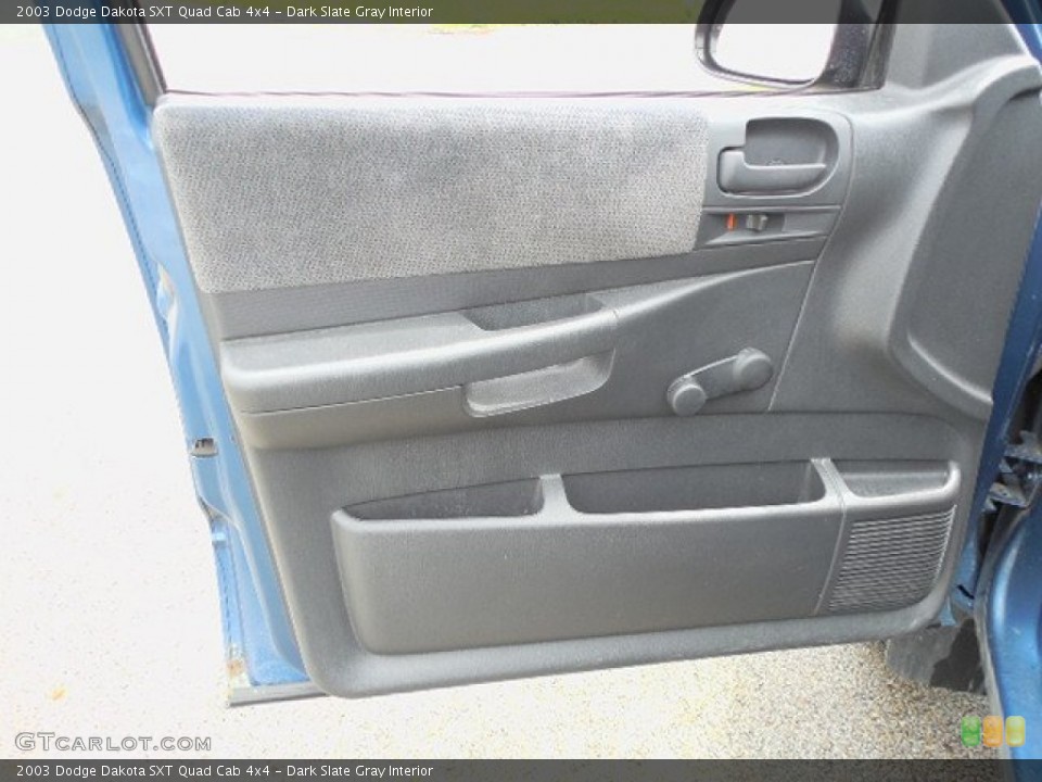 Dark Slate Gray Interior Door Panel for the 2003 Dodge Dakota SXT Quad Cab 4x4 #82146049