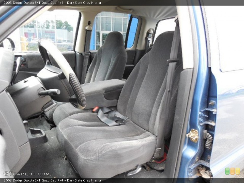 Dark Slate Gray Interior Photo for the 2003 Dodge Dakota SXT Quad Cab 4x4 #82146071