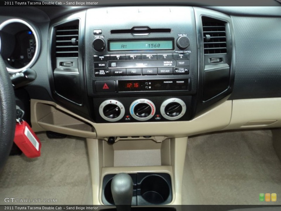 Sand Beige Interior Controls for the 2011 Toyota Tacoma Double Cab #82146179