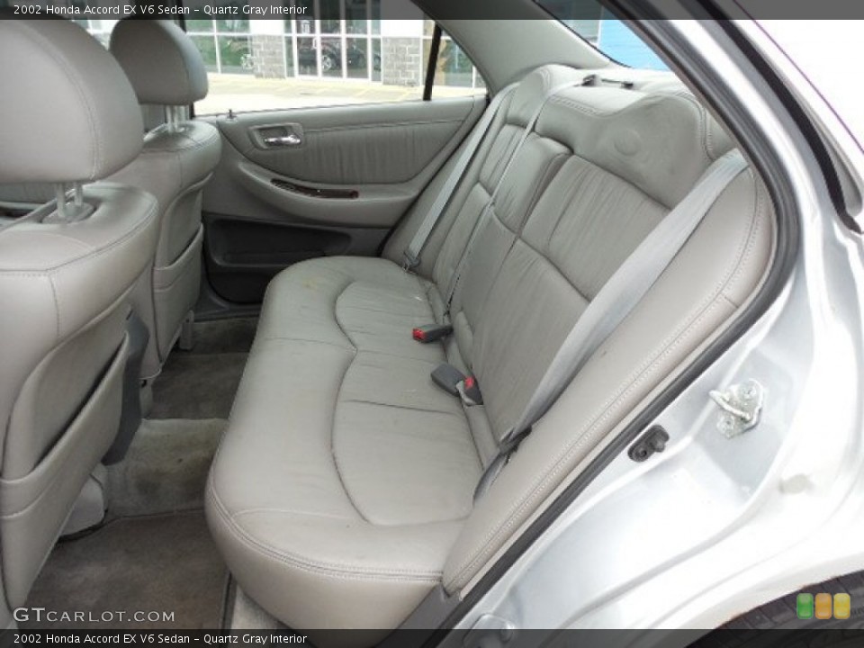Quartz Gray Interior Rear Seat for the 2002 Honda Accord EX V6 Sedan #82146522