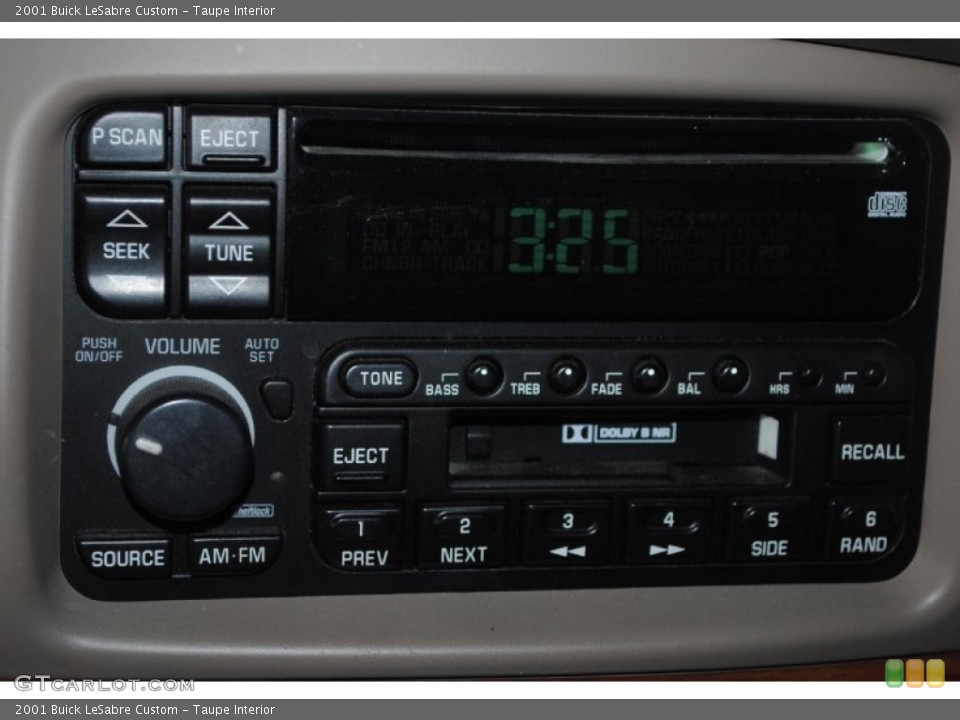 Taupe Interior Audio System for the 2001 Buick LeSabre Custom #82147447