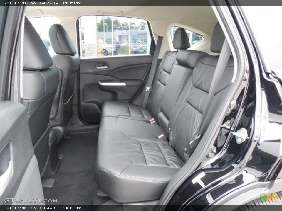 Black Interior Rear Seat for the 2013 Honda CR-V EX-L AWD #82147858