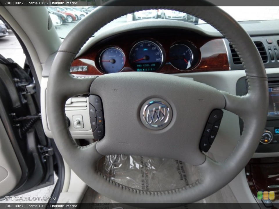 Titanium Interior Steering Wheel for the 2008 Buick Lucerne CXS #82147974