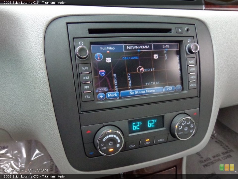 Titanium Interior Controls for the 2008 Buick Lucerne CXS #82148017