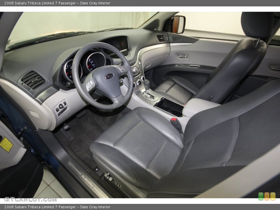 Slate Gray 2008 Subaru Tribeca Interiors