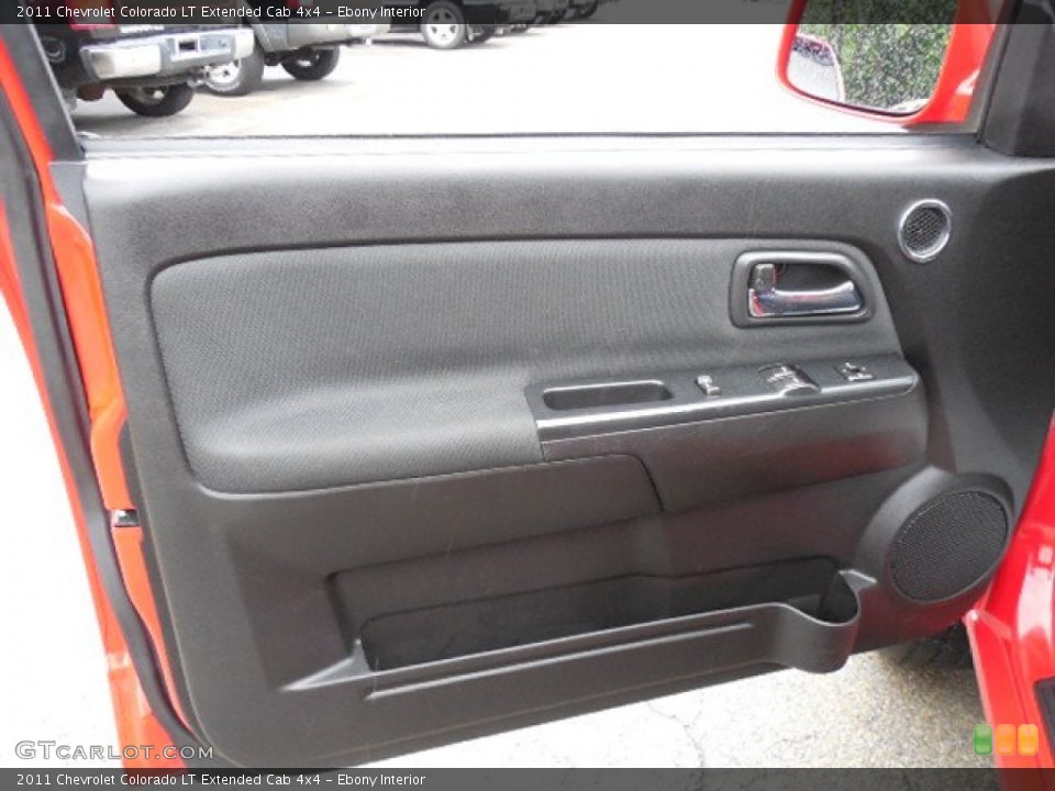 Ebony Interior Door Panel for the 2011 Chevrolet Colorado LT Extended Cab 4x4 #82148790