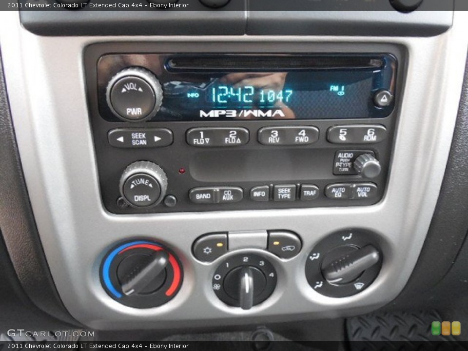 Ebony Interior Audio System for the 2011 Chevrolet Colorado LT Extended Cab 4x4 #82148880