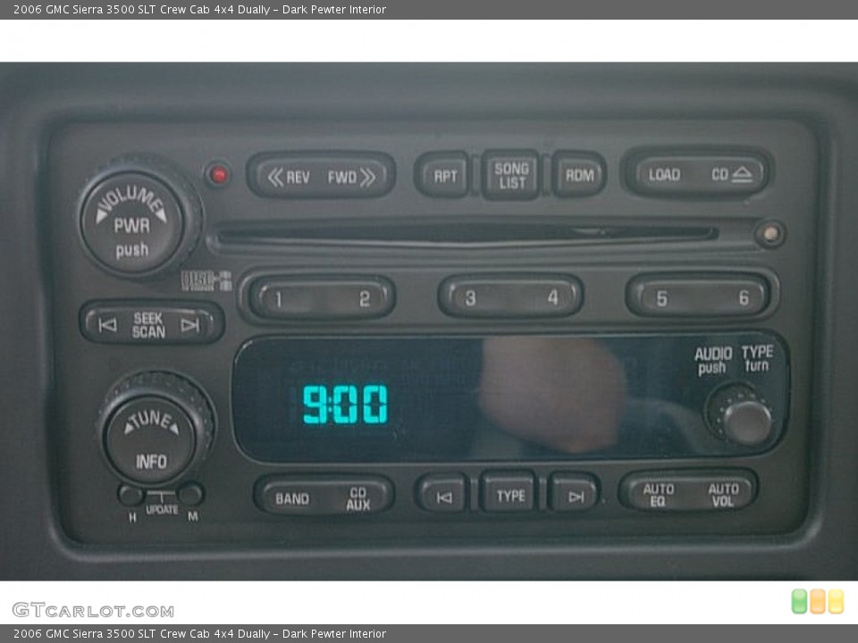 Dark Pewter Interior Audio System for the 2006 GMC Sierra 3500 SLT Crew Cab 4x4 Dually #82151286