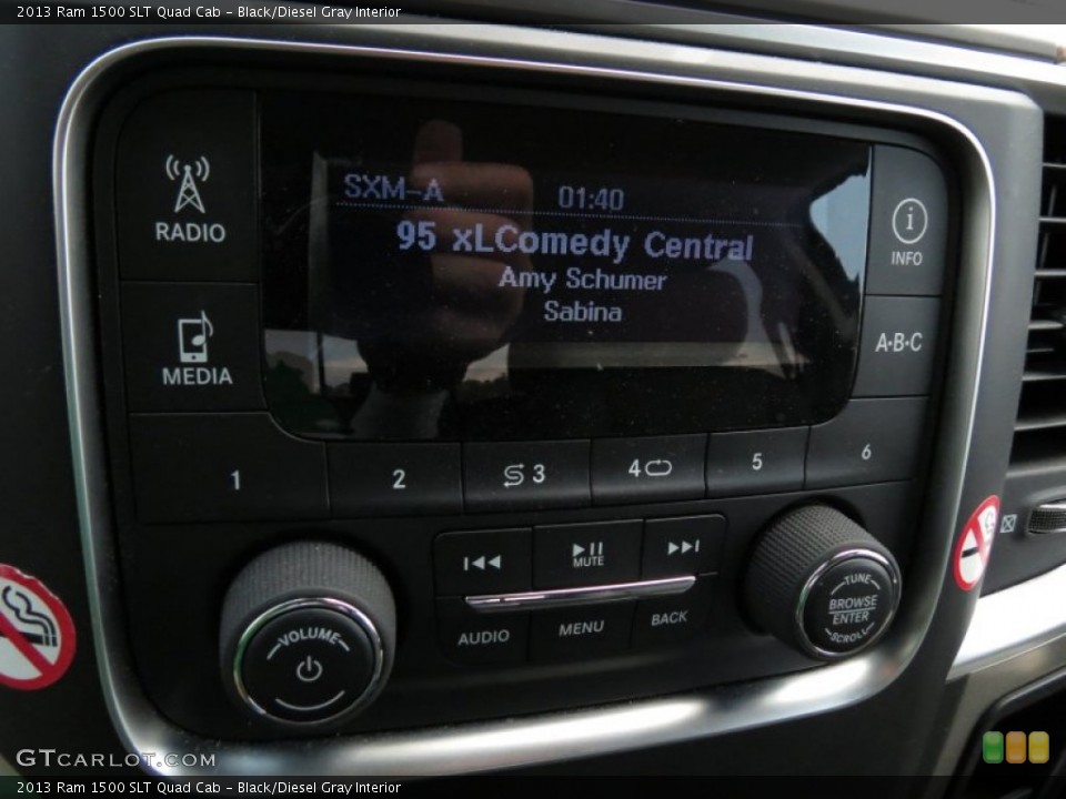 Black/Diesel Gray Interior Controls for the 2013 Ram 1500 SLT Quad Cab #82153234