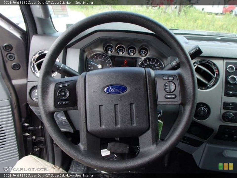 Steel Interior Steering Wheel for the 2013 Ford F250 Super Duty XLT SuperCab 4x4 #82153855