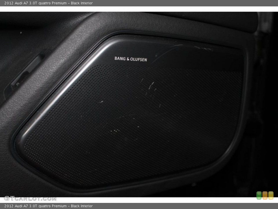 Black Interior Audio System for the 2012 Audi A7 3.0T quattro Premium #82155413