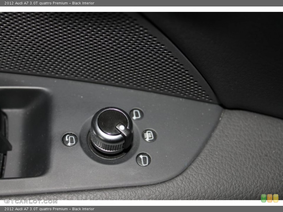 Black Interior Controls for the 2012 Audi A7 3.0T quattro Premium #82155426