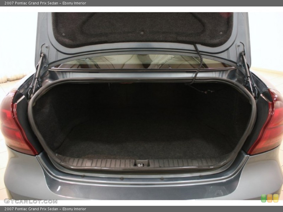 Ebony Interior Trunk for the 2007 Pontiac Grand Prix Sedan #82158217