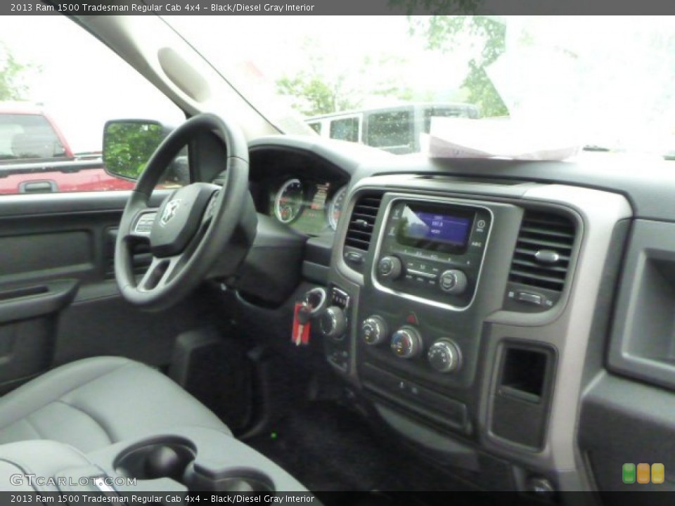 Black/Diesel Gray Interior Dashboard for the 2013 Ram 1500 Tradesman Regular Cab 4x4 #82158494