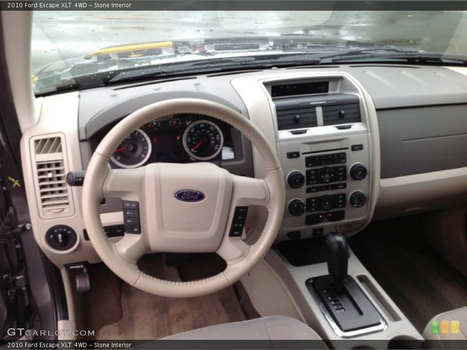 Stone Interior Dashboard for the 2010 Ford Escape XLT 4WD #82158875