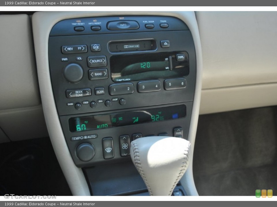 Neutral Shale Interior Controls for the 1999 Cadillac Eldorado Coupe #82162064
