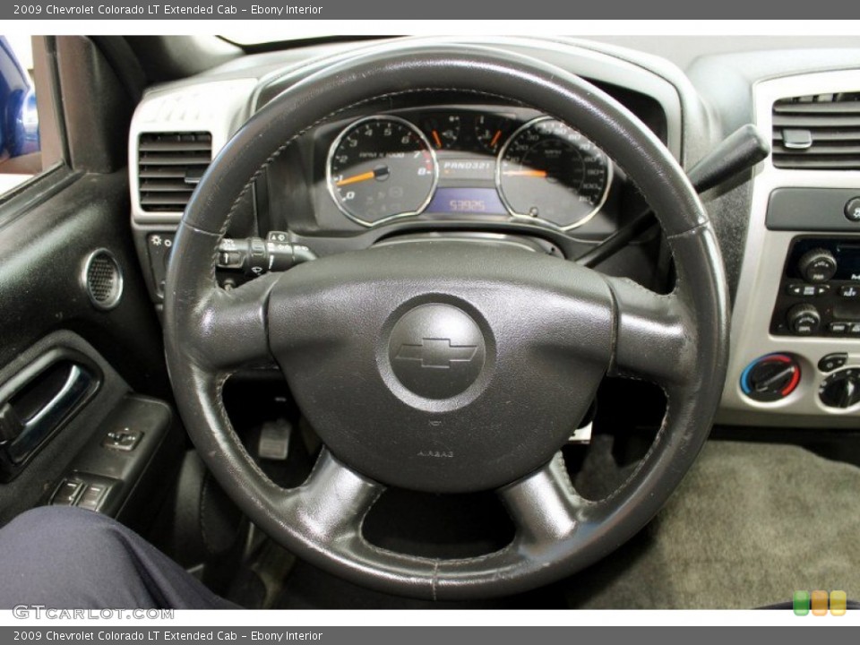 Ebony Interior Steering Wheel for the 2009 Chevrolet Colorado LT Extended Cab #82163204