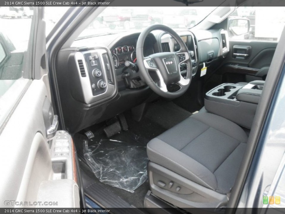 Jet Black Interior Prime Interior for the 2014 GMC Sierra 1500 SLE Crew Cab 4x4 #82163583