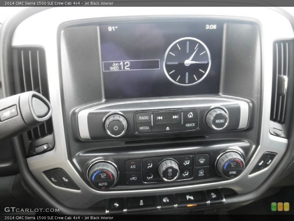 Jet Black Interior Controls for the 2014 GMC Sierra 1500 SLE Crew Cab 4x4 #82163603