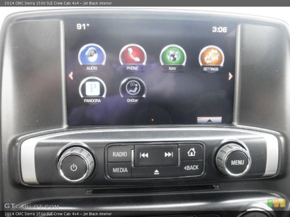 Jet Black Interior Controls for the 2014 GMC Sierra 1500 SLE Crew Cab 4x4 #82163627