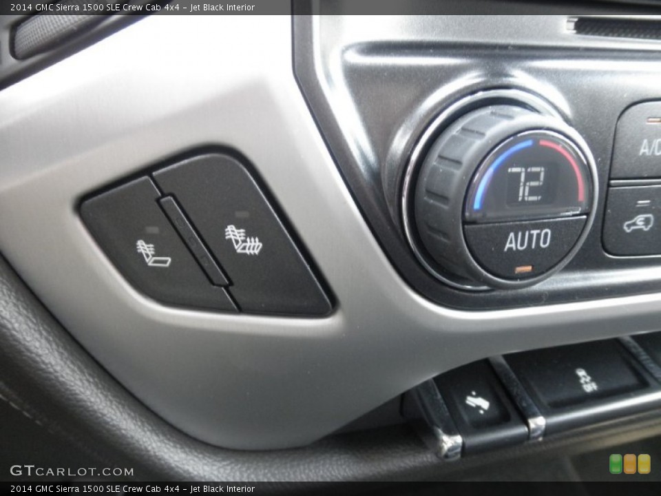 Jet Black Interior Controls for the 2014 GMC Sierra 1500 SLE Crew Cab 4x4 #82163726