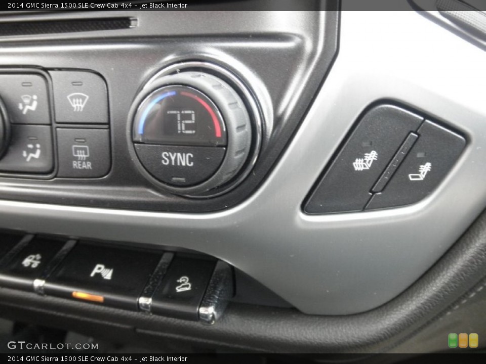 Jet Black Interior Controls for the 2014 GMC Sierra 1500 SLE Crew Cab 4x4 #82163743
