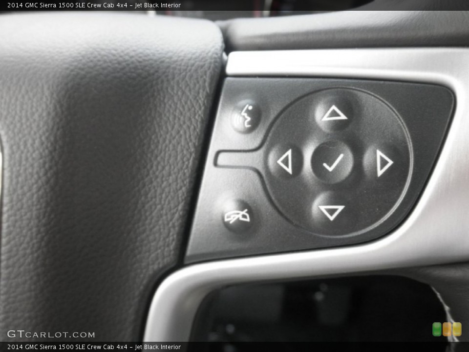 Jet Black Interior Controls for the 2014 GMC Sierra 1500 SLE Crew Cab 4x4 #82163821