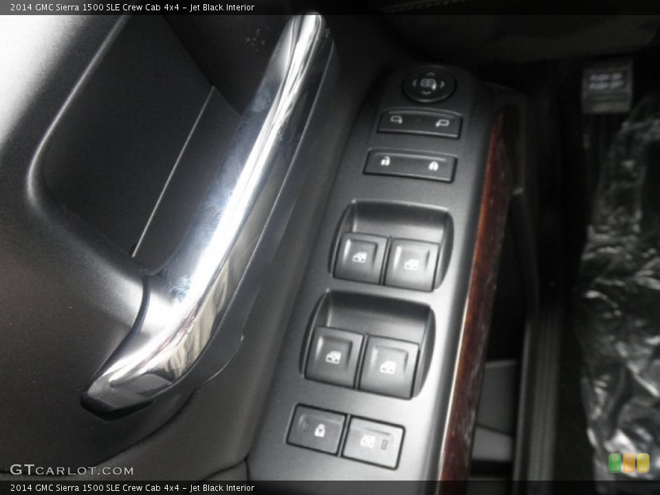 Jet Black Interior Controls for the 2014 GMC Sierra 1500 SLE Crew Cab 4x4 #82163899