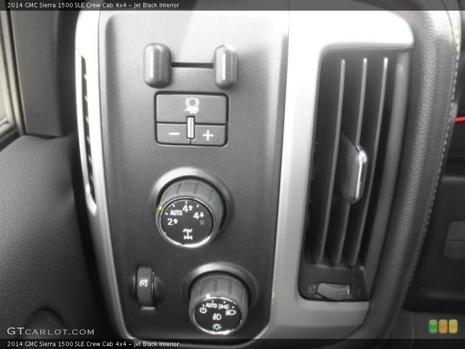Jet Black Interior Controls for the 2014 GMC Sierra 1500 SLE Crew Cab 4x4 #82163921