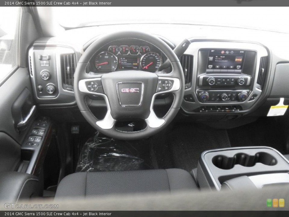 Jet Black Interior Dashboard for the 2014 GMC Sierra 1500 SLE Crew Cab 4x4 #82163987