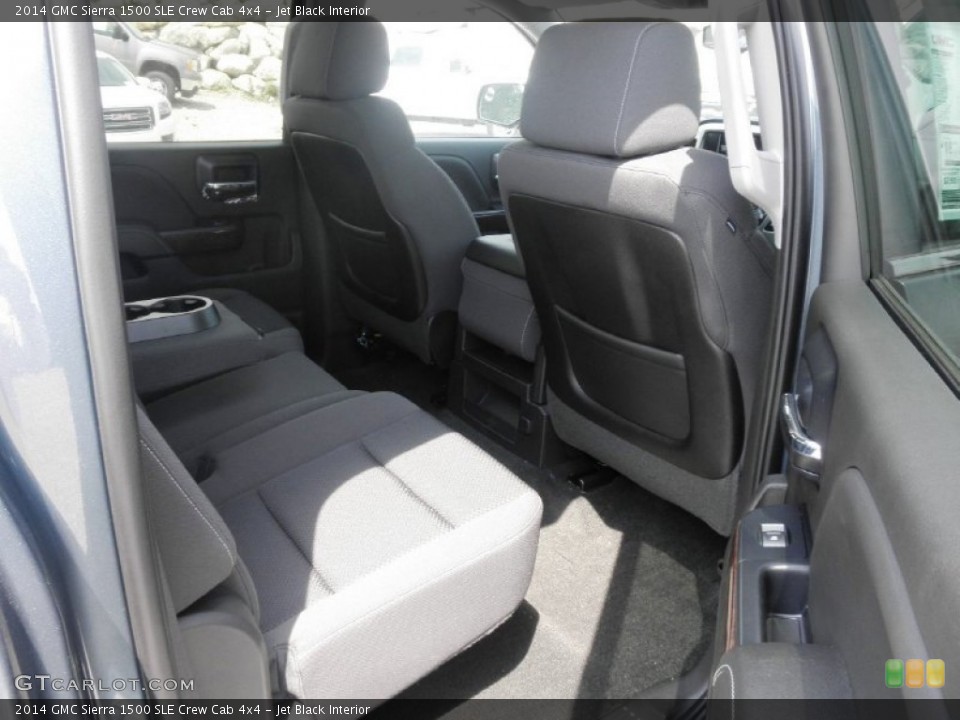 Jet Black Interior Rear Seat for the 2014 GMC Sierra 1500 SLE Crew Cab 4x4 #82164201