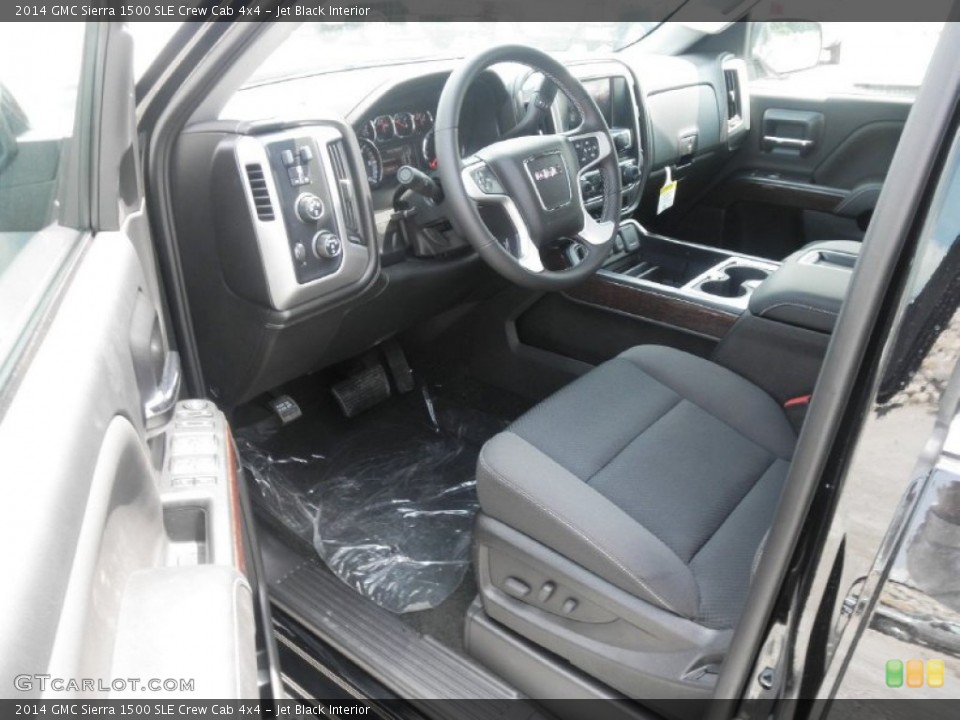 Jet Black Interior Prime Interior for the 2014 GMC Sierra 1500 SLE Crew Cab 4x4 #82165386