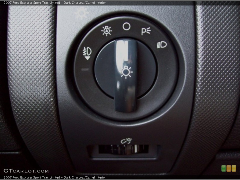 Dark Charcoal/Camel Interior Controls for the 2007 Ford Explorer Sport Trac Limited #82166069