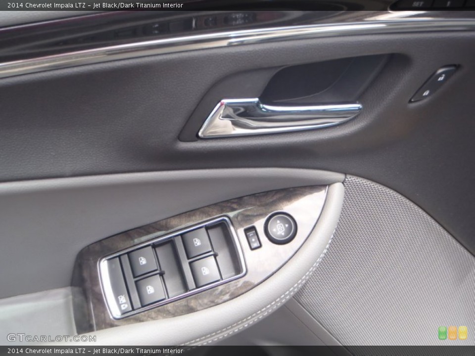 Jet Black/Dark Titanium Interior Controls for the 2014 Chevrolet Impala LTZ #82166261