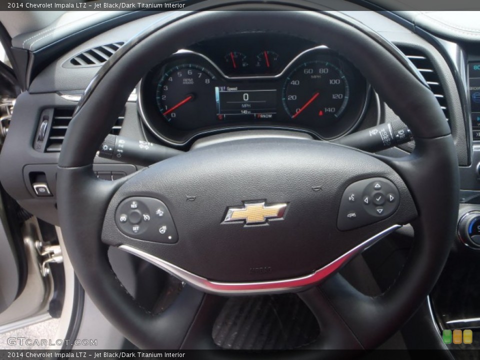 Jet Black/Dark Titanium Interior Steering Wheel for the 2014 Chevrolet Impala LTZ #82166363
